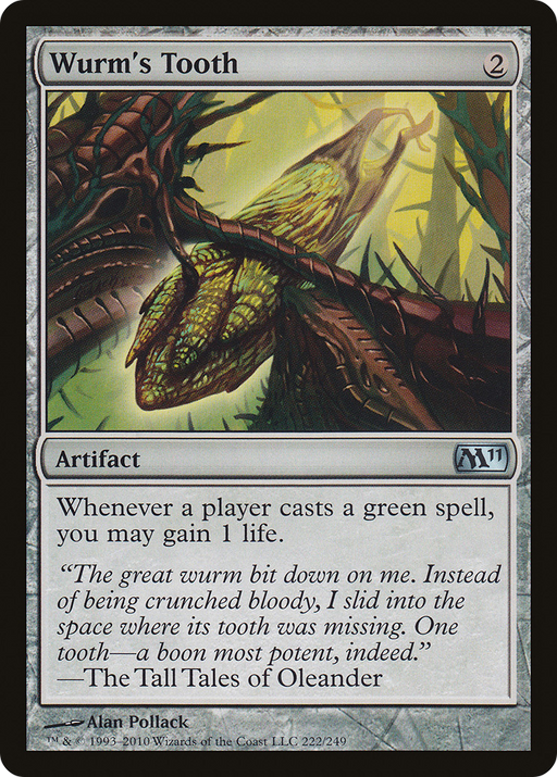 Wurm's Tooth (M11-222) [Magic 2011] Foil MTG Single Wizards of the Coast