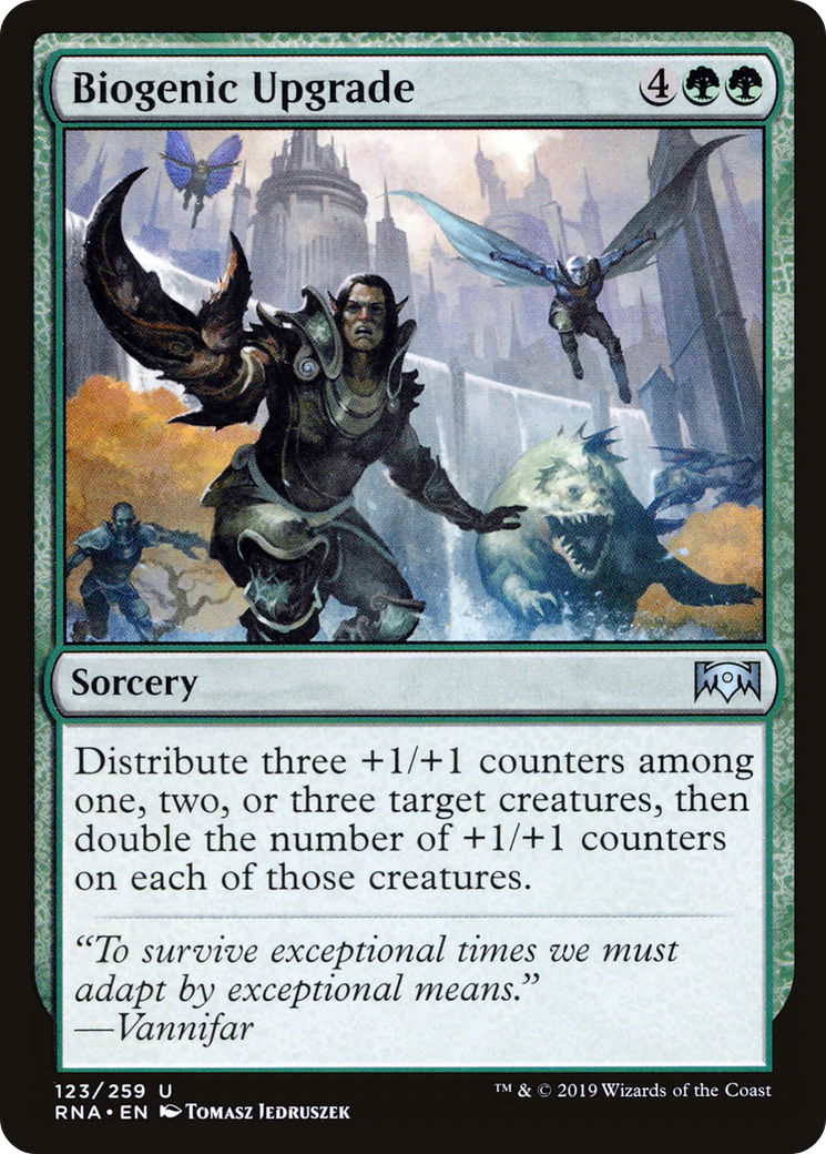 Biogenic Upgrade (RNA-123) [Ravnica Allegiance] Foil MTG Single Wizards of the Coast