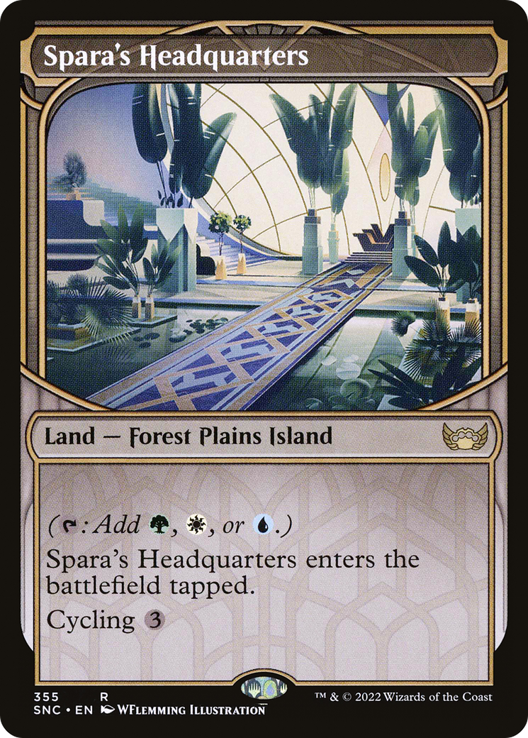 Spara's Headquarters (SNC-355) [Streets of New Capenna] (Showcase) MTG Single Wizards of the Coast