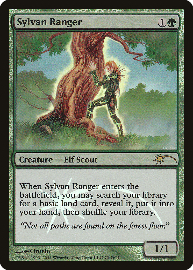 Sylvan Ranger [Wizards Play Network 2011] MTG Single Magic: The Gathering