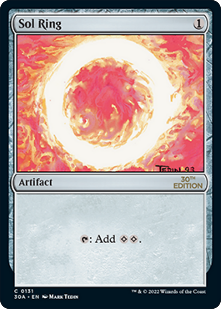 Sol Ring (30A-131) [30th Anniversary Edition] MTG Single Wizards of the Coast
