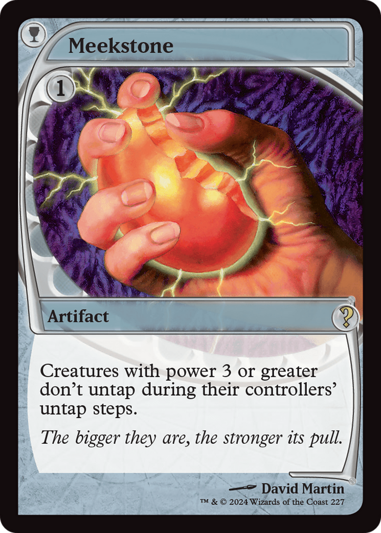 Meekstone (Future Sight) (MB2-227) [Mystery Booster] Mystery Booster 2 Foil MTG Single Wizards of the Coast