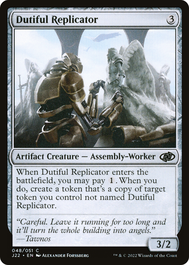 Dutiful Replicator (J22-048) [Jumpstart 2022] MTG Single Wizards of the Coast