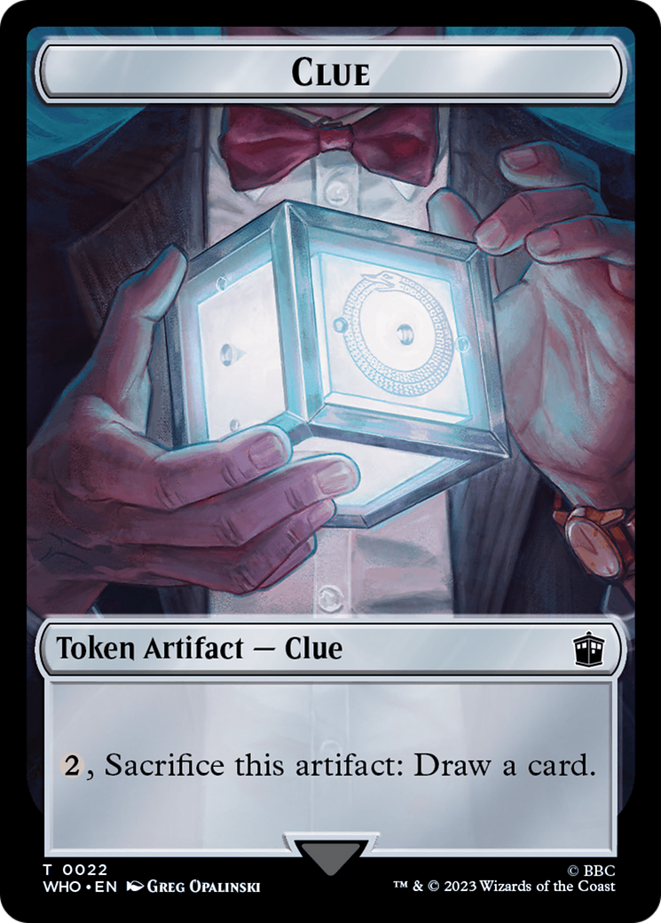Clue (TWHO-022) [Tokens] Doctor Who Tokens MTG Single Wizards of the Coast