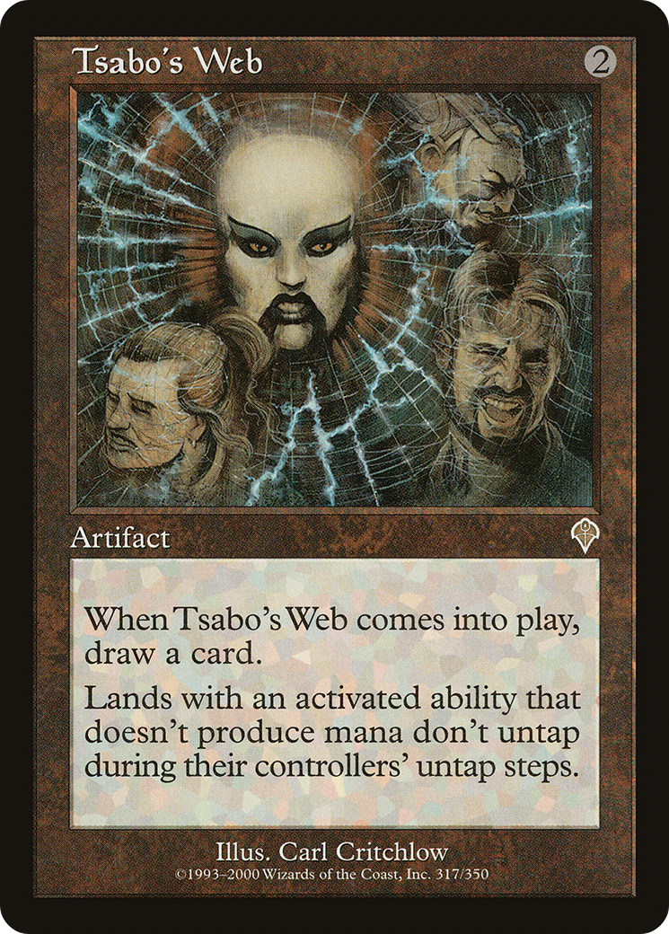 Tsabo's Web [Invasion] MTG Single Magic: The Gathering   