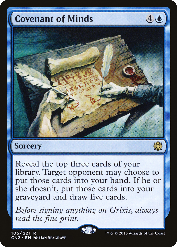 Covenant of Minds (CN2-105) [Conspiracy: Take the Crown] Foil MTG Single Wizards of the Coast