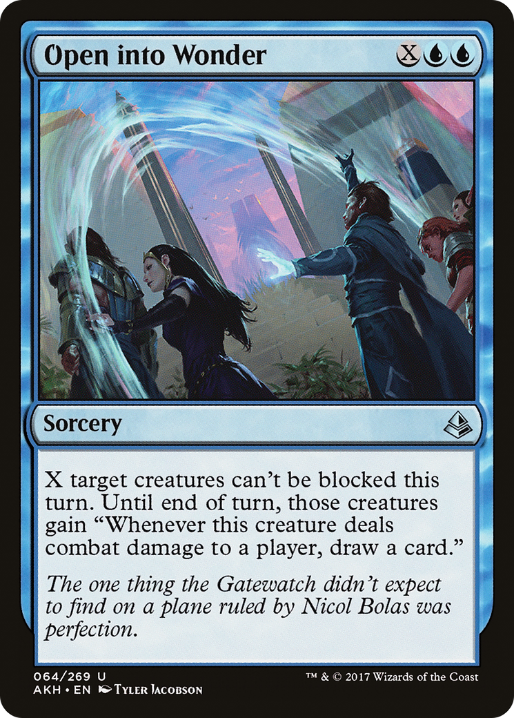 Open into Wonder (AKH-064) [Amonkhet] Foil MTG Single Wizards of the Coast