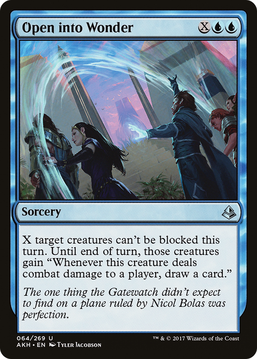 Open into Wonder (AKH-064) [Amonkhet] Foil MTG Single Wizards of the Coast