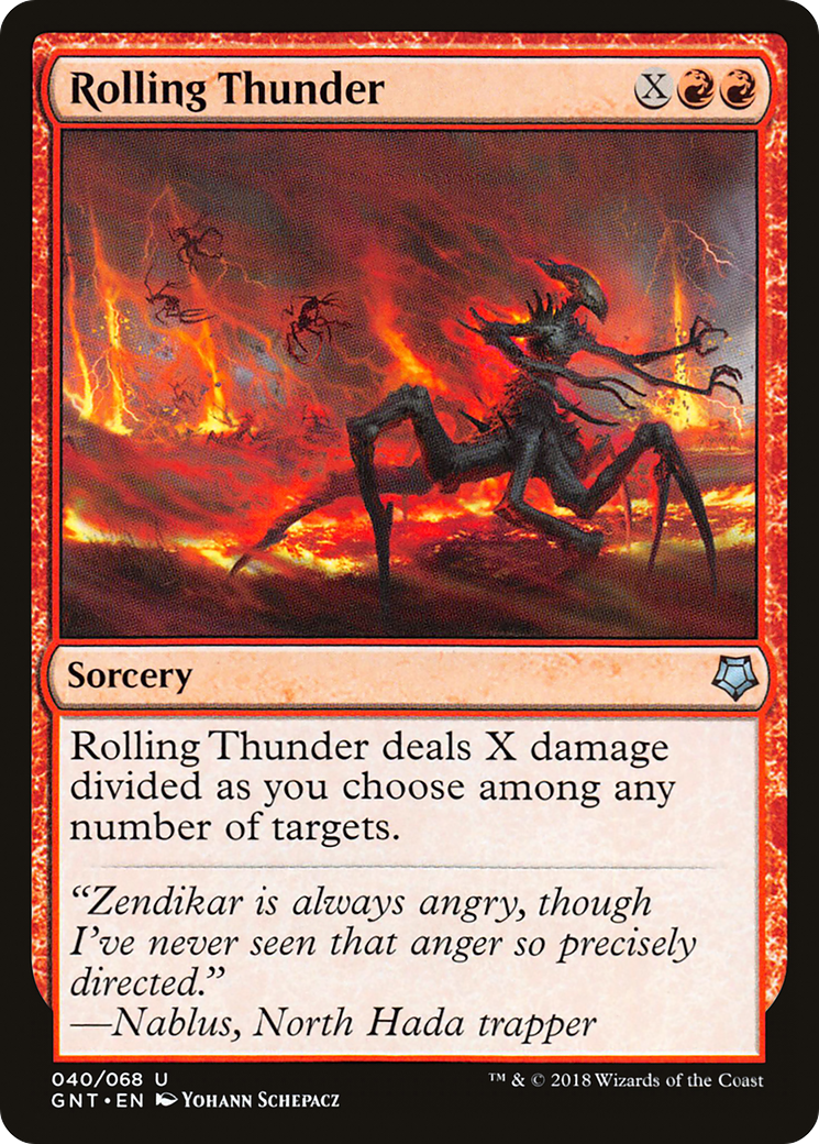 Rolling Thunder (GNT-040) [Misc] Game Night MTG Single Wizards of the Coast