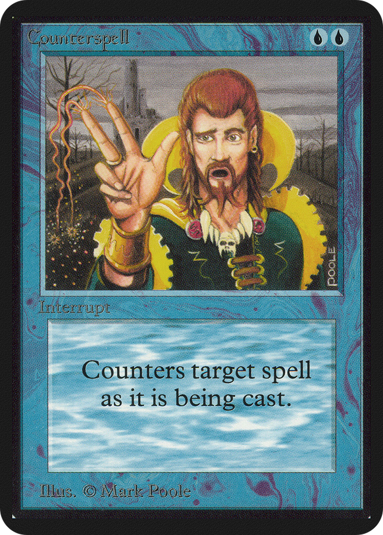 Counterspell [Alpha Edition] MTG Single Magic: The Gathering