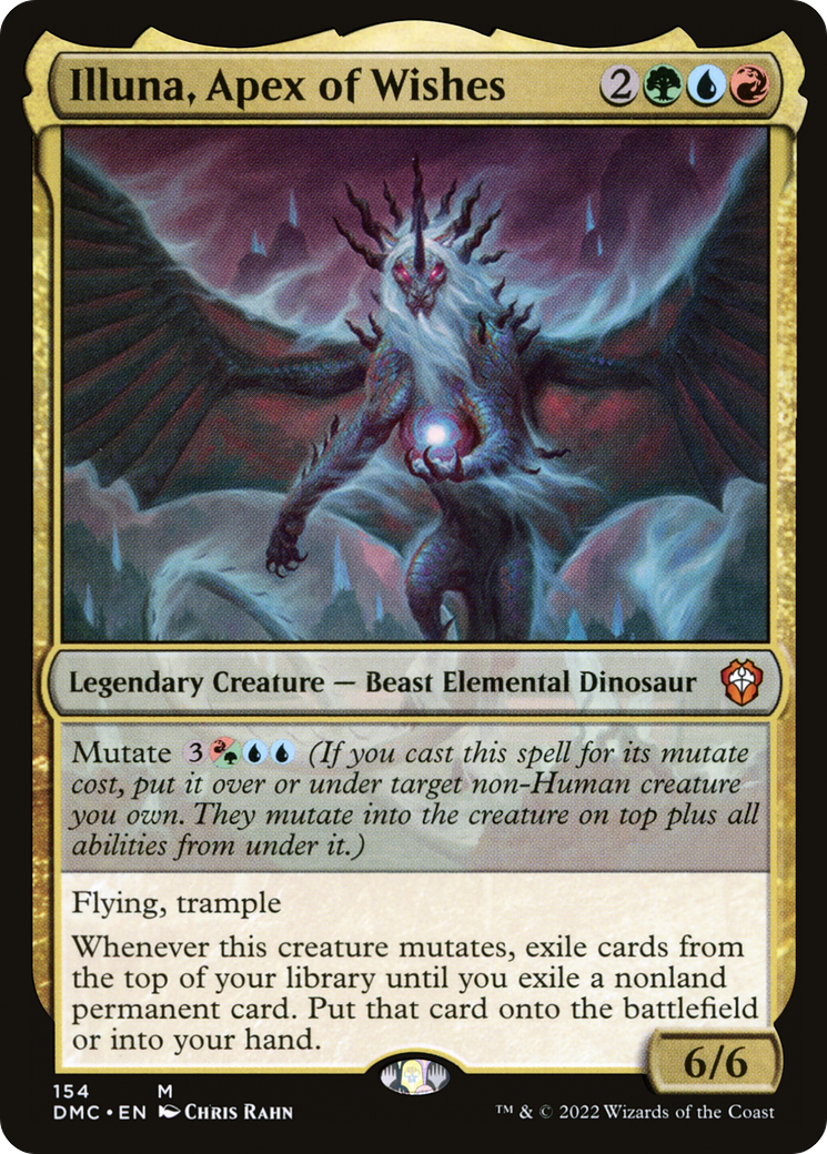 Illuna, Apex of Wishes (DMC-154) [Dominaria United Commander] MTG Single Wizards of the Coast