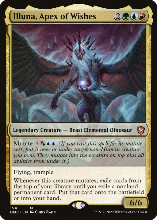 Illuna, Apex of Wishes (DMC-154) [Dominaria United Commander] MTG Single Wizards of the Coast
