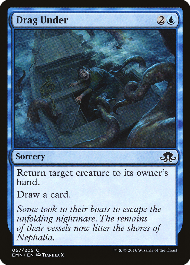 Drag Under (EMN-057) [Eldritch Moon] MTG Single Wizards of the Coast