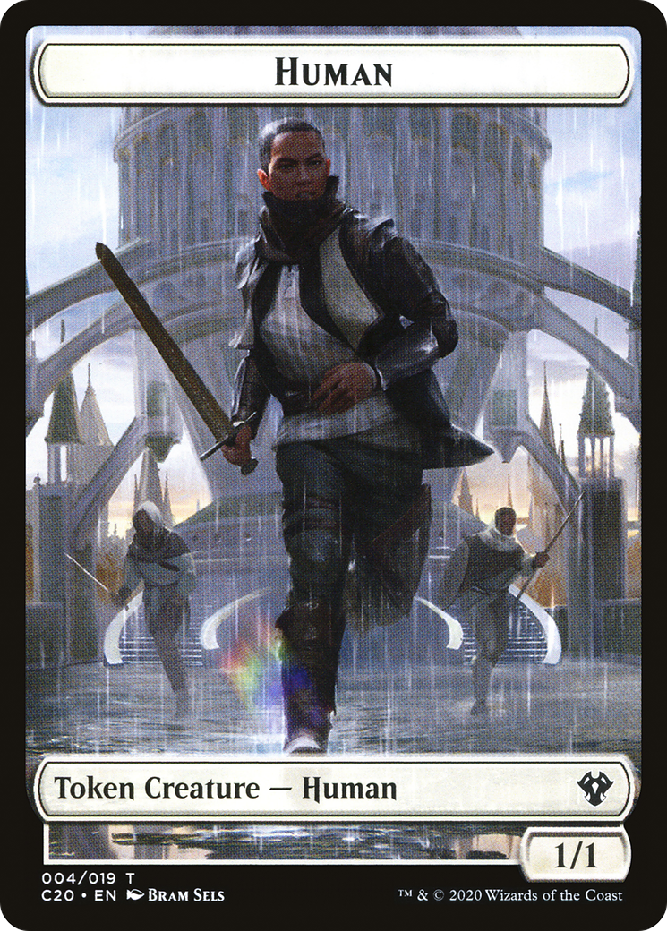 Human (TC20-004) [Tokens] Commander 2020 Tokens MTG Single Wizards of the Coast