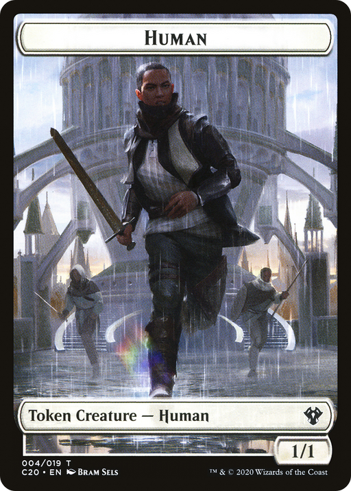 Human (TC20-004) [Tokens] Commander 2020 Tokens MTG Single Wizards of the Coast