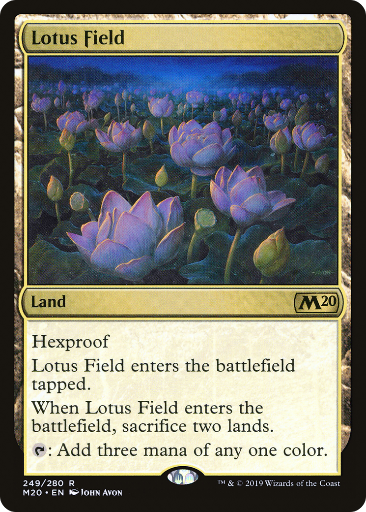 Lotus Field (M20-249) [Core Set 2020] MTG Single Wizards of the Coast