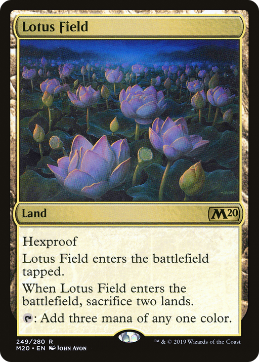 Lotus Field (M20-249) [Core Set 2020] MTG Single Wizards of the Coast