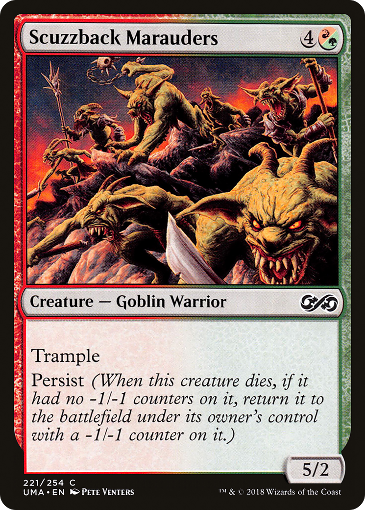 Scuzzback Marauders (UMA-221) [Ultimate Masters] Foil MTG Single Wizards of the Coast