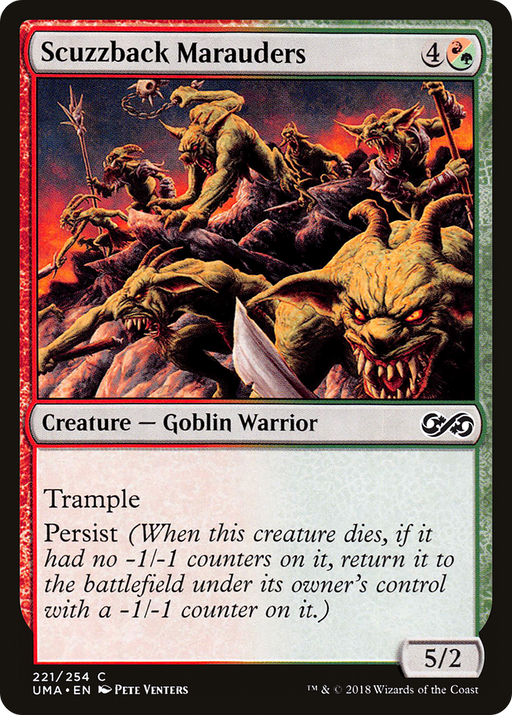 Scuzzback Marauders (UMA-221) [Ultimate Masters] MTG Single Wizards of the Coast