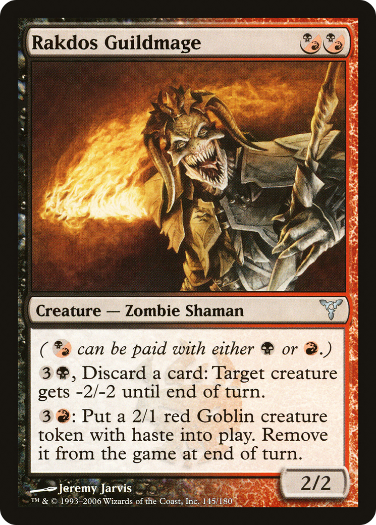 Rakdos Guildmage [Dissension] MTG Single Magic: The Gathering   