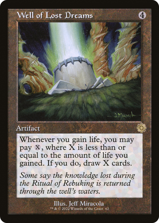 Well of Lost Dreams (BRR-062) [The Brothers' War Retro Artifacts] MTG Single Wizards of the Coast