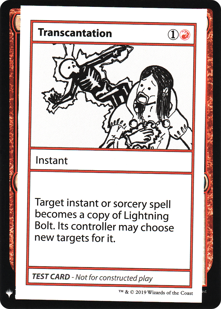 Transcantation (CMB1-) [Mystery Booster] Playtest Cards 2019 MTG Single Wizards of the Coast