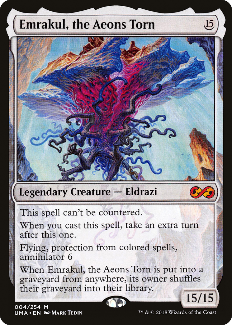 Emrakul, the Aeons Torn (UMA-004) [Ultimate Masters] Foil MTG Single Wizards of the Coast