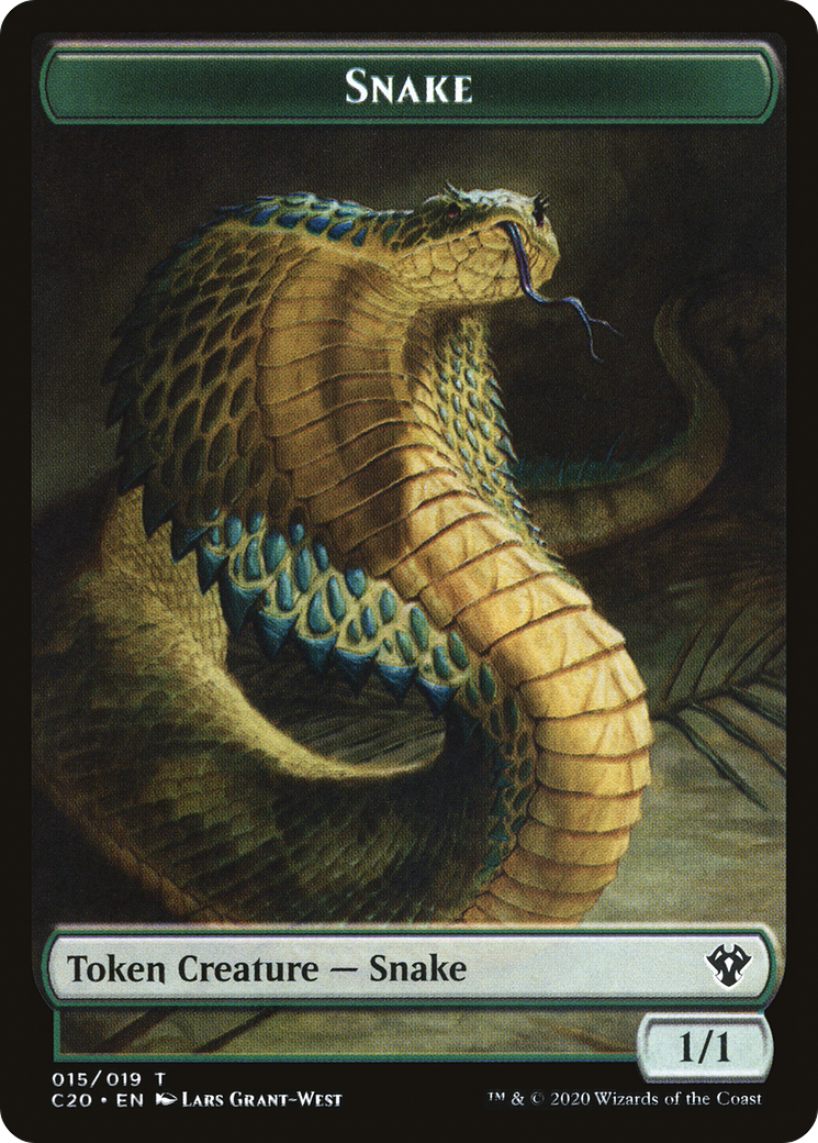 Snake (TC20-015) [Tokens] Commander 2020 Tokens MTG Single Wizards of the Coast
