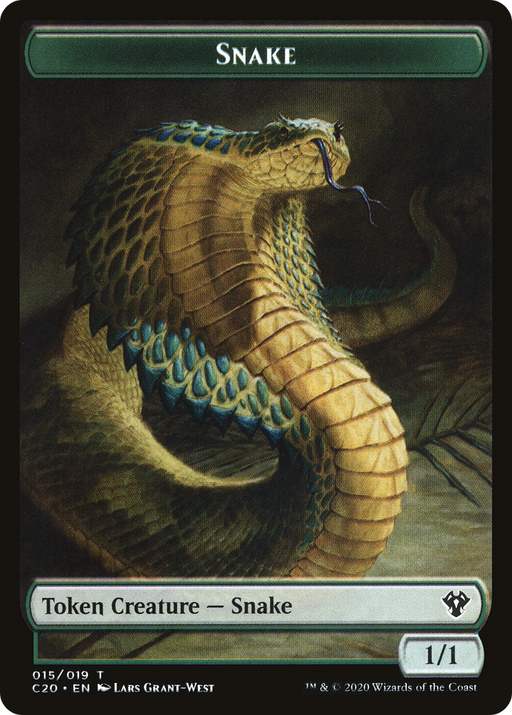 Snake (TC20-015) [Tokens] Commander 2020 Tokens MTG Single Wizards of the Coast
