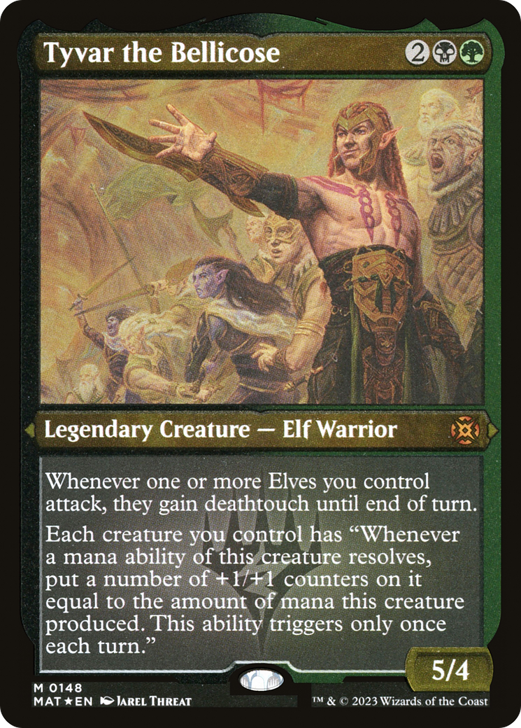 Tyvar the Bellicose (MAT-148) [March of the Machine: The Aftermath] Etched Foil MTG Single Wizards of the Coast