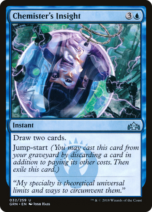 Chemister's Insight (GRN-032) [Guilds of Ravnica] Foil MTG Single Wizards of the Coast