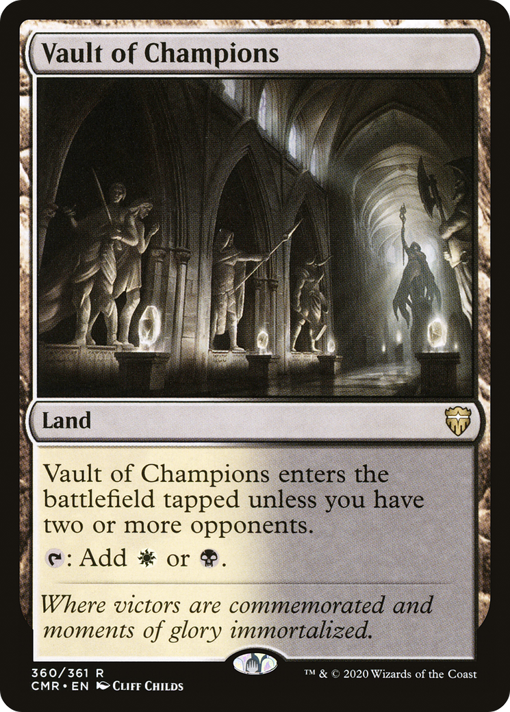 Vault of Champions (CMR-360) [Commander Legends] Foil MTG Single Wizards of the Coast