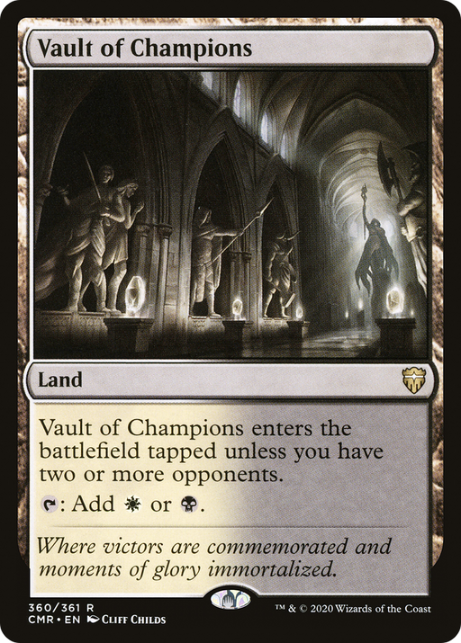 Vault of Champions (CMR-360) [Commander Legends] Foil MTG Single Wizards of the Coast