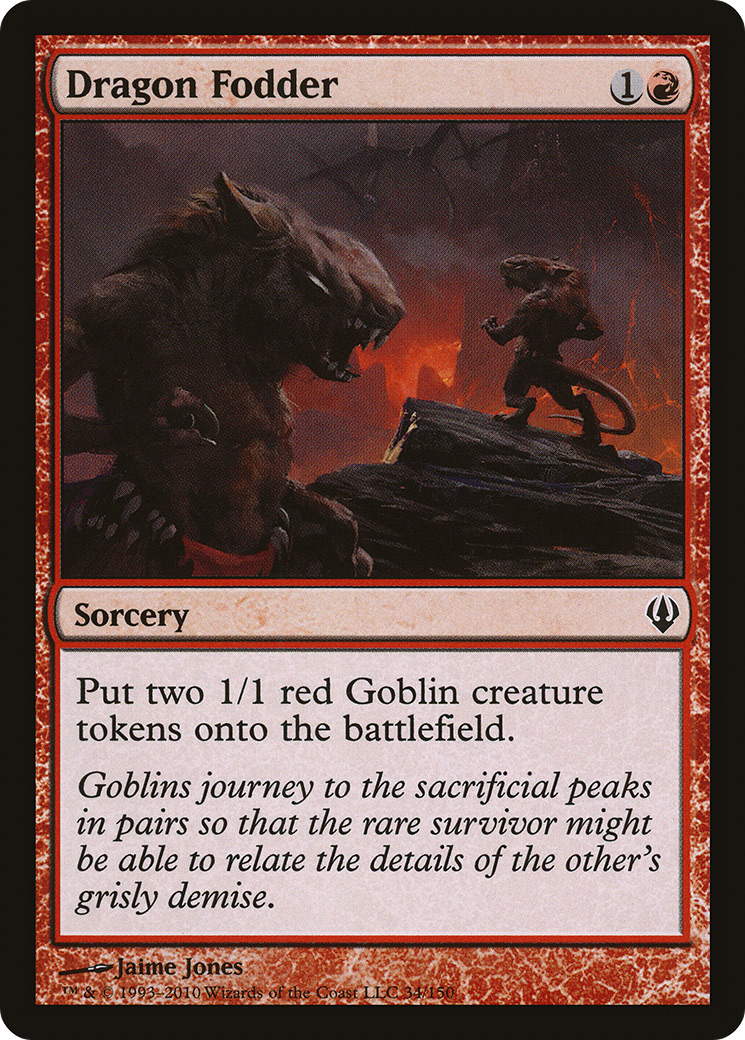 Dragon Fodder [Archenemy] MTG Single Magic: The Gathering