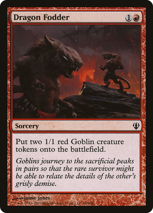 Dragon Fodder (ARC-034) [Misc] Archenemy MTG Single Wizards of the Coast