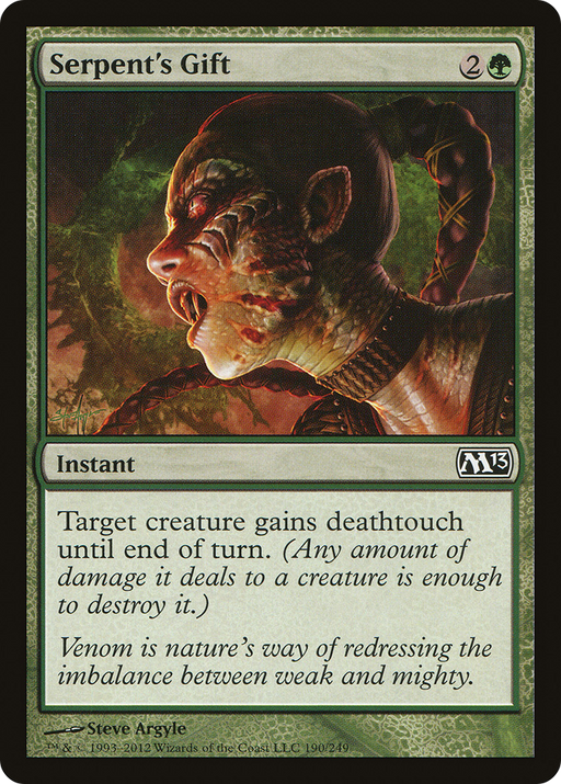 Serpent's Gift (M13-190) [Magic 2013] MTG Single Wizards of the Coast