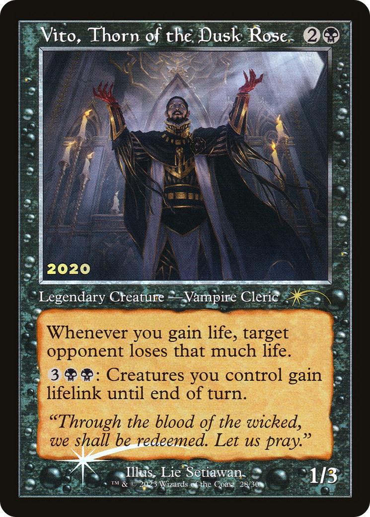 Vito, Thorn of the Dusk Rose (30A-P-028) [Misc] 30th Anniversary Play Promos Foil MTG Single Wizards of the Coast