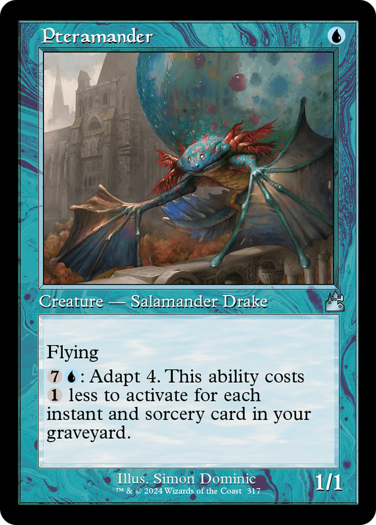 Pteramander (RVR-317) [Ravnica Remastered] MTG Single Wizards of the Coast