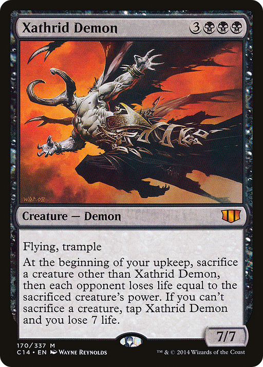 Xathrid Demon (C14-170) [Commander 2014] MTG Single Wizards of the Coast
