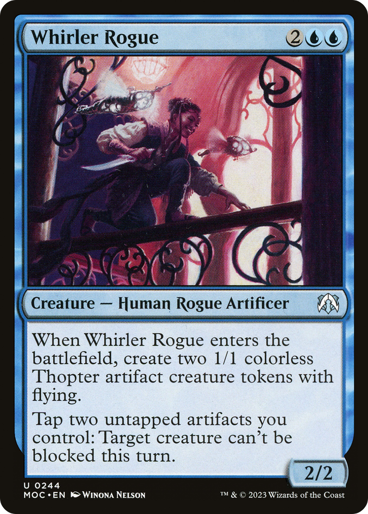 Whirler Rogue (MOC-244) [March of the Machine Commander] MTG Single Wizards of the Coast