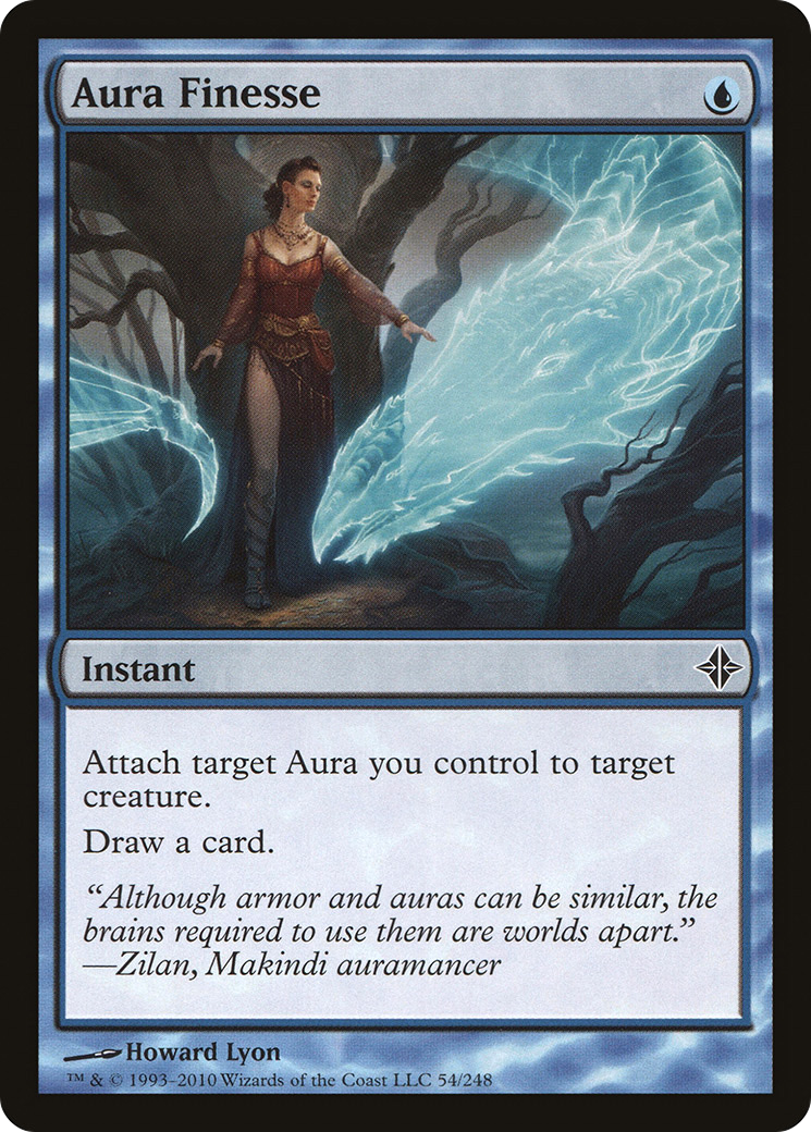 Aura Finesse (ROE-054) [Rise of the Eldrazi] MTG Single Wizards of the Coast