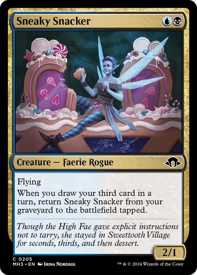 Sneaky Snacker (MH3-205) [Modern Horizons 3] MTG Single Wizards of the Coast
