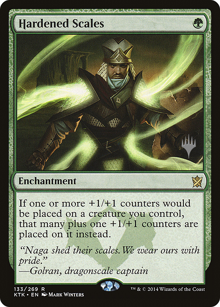 Hardened Scales (PPIKO-133) [Khans of Tarkir Promos] MTG Single Wizards of the Coast