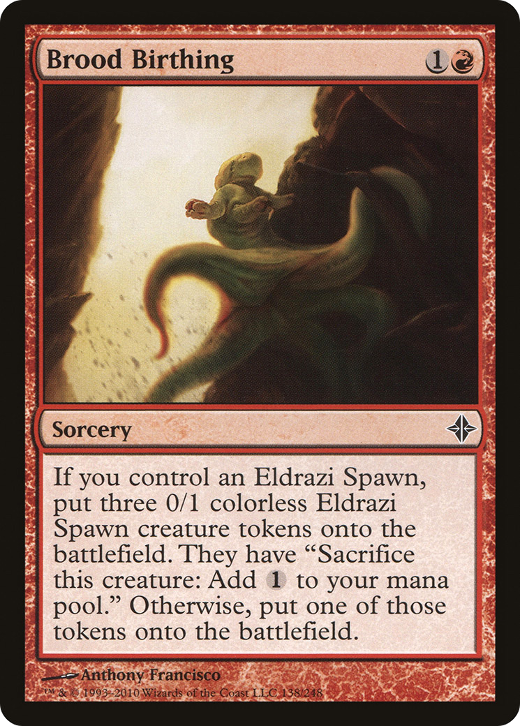 Brood Birthing (ROE-138) [Rise of the Eldrazi] Foil MTG Single Wizards of the Coast