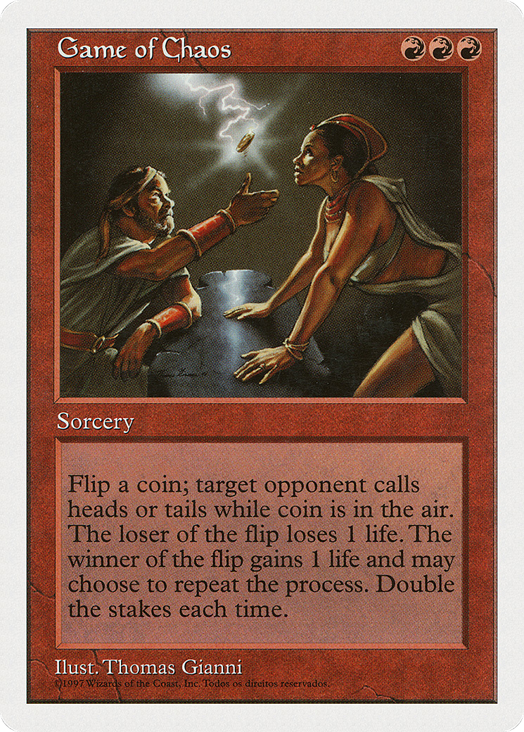 Game of Chaos (5ED-232†) [Fifth Edition] MTG Single Wizards of the Coast