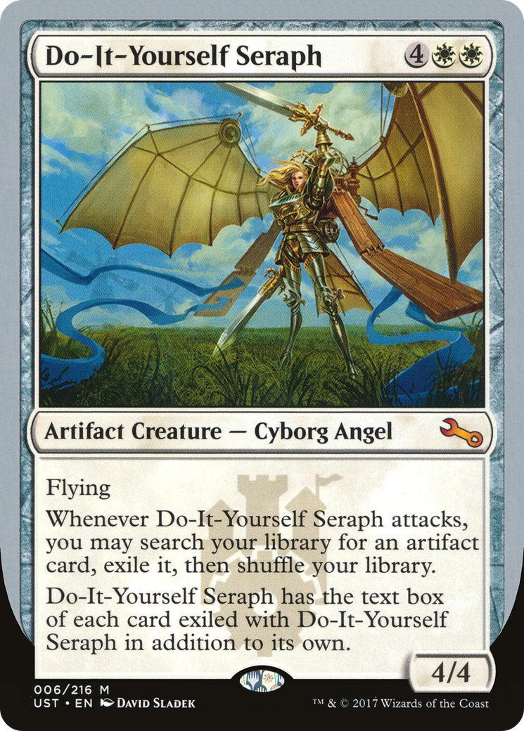 Do-It-Yourself Seraph (UST-006) [Unstable] MTG Single Wizards of the Coast