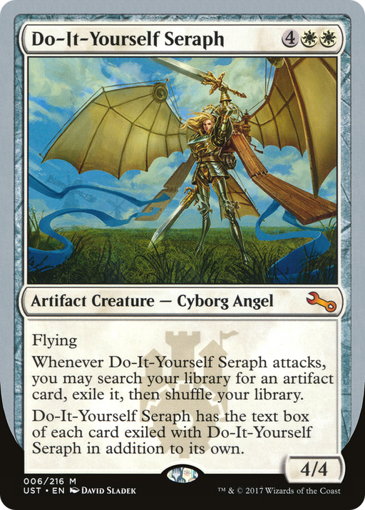 Do-It-Yourself Seraph (UST-006) [Unstable] MTG Single Wizards of the Coast