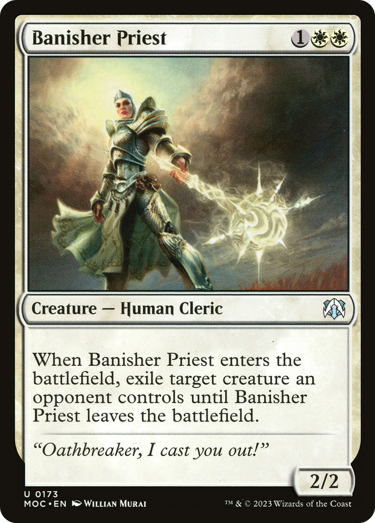 Banisher Priest (MOC-173) [March of the Machine Commander] MTG Single Wizards of the Coast