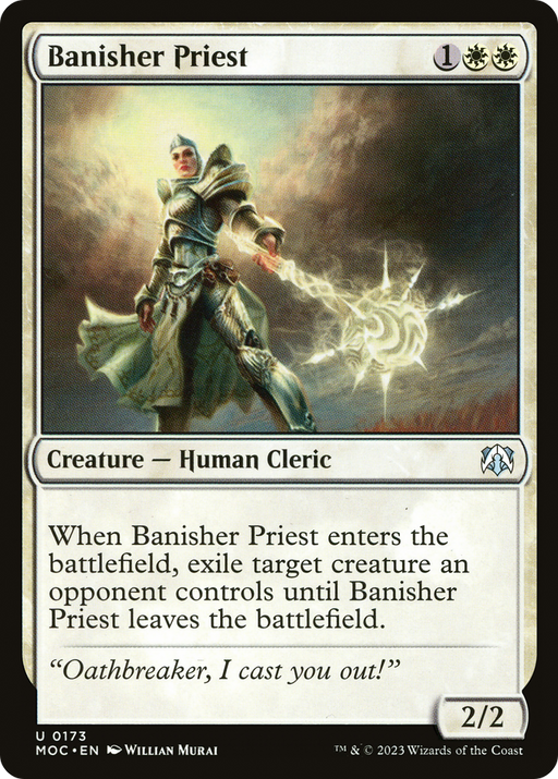 Banisher Priest (MOC-173) [March of the Machine Commander] MTG Single Wizards of the Coast