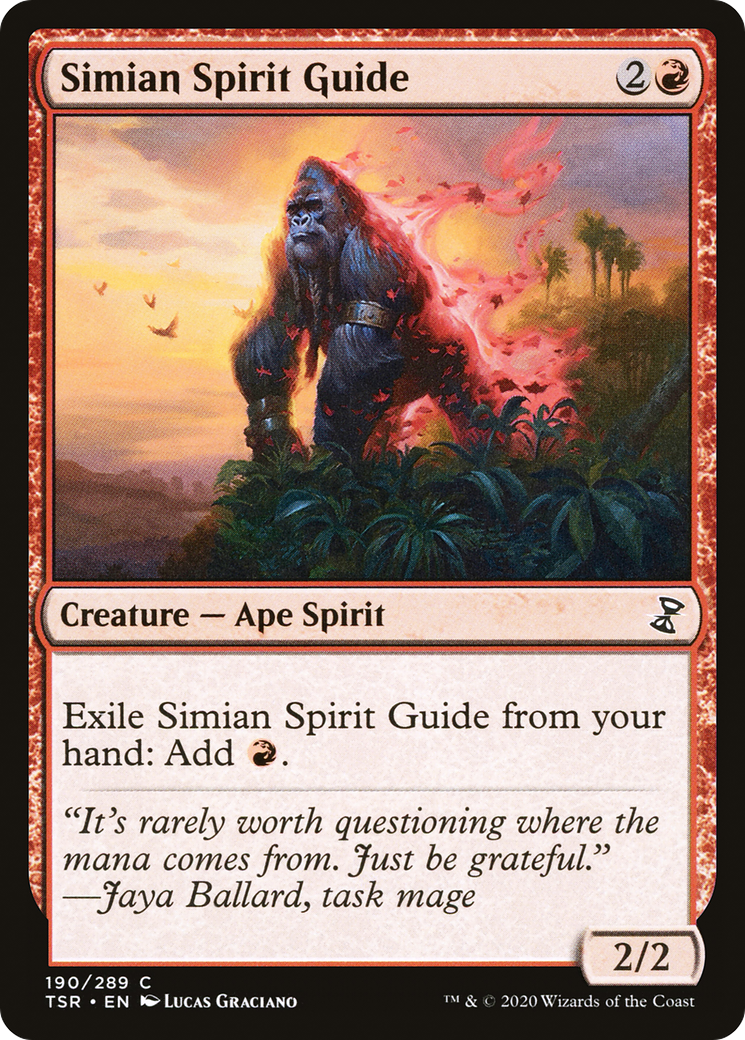 Simian Spirit Guide (TSR-190) [Time Spiral Remastered] Foil MTG Single Wizards of the Coast
